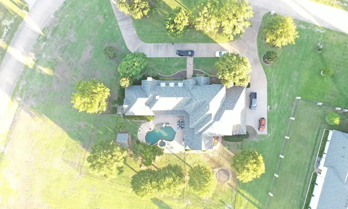 New shingle roof installation on a home in Collierville